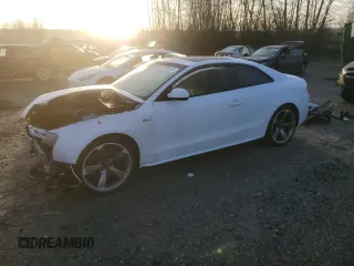 2014 Audi S5 Technik with VIN WAULGBFR8EA050024, listed as a Copart auction lot 46740555 with 0 mi miles and Salvage Title. Bid and sale history available at carsss.com. Image 1.