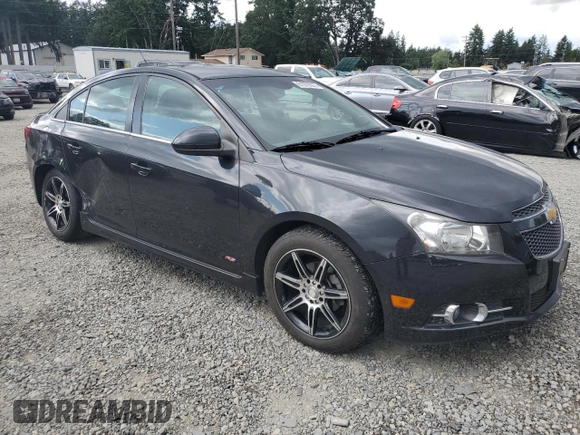 2014 Chevrolet Cruze 2LT with VIN 1G1PE5SB2E7364598, listed as a Copart auction lot 61970575 with 150,937 mi miles and Salvage title. Bid and sale history available at DreamBid. Image 4.
