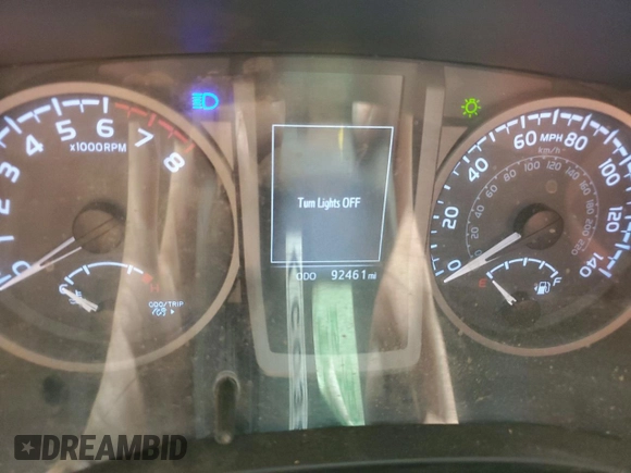 2017 Toyota Tacoma SR5 with VIN 3TMAZ5CN9HM046028, listed as a Copart auction lot 64113485 with 92,461 mi miles and Salvage title. Bid and sale history available at DreamBid. Image 9.
