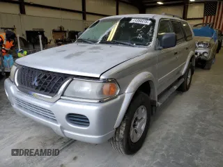2002 Mitsubishi Montero Sport XLS with VIN JA4MT31R42P007058, listed as a Copart auction lot 41394415 with 0 mi miles and Salvage Title. Bid and sale history available at carsss.com. Image 1.