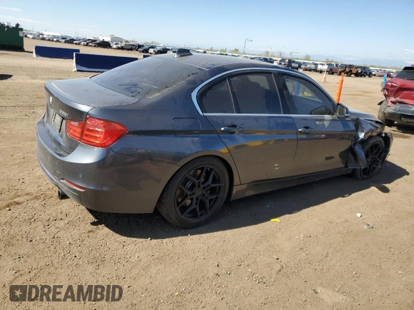2015 BMW 3 Series 335i with VIN WBA3A9C57FK473104, listed as a Copart auction lot 54974185 with 112,370 mi miles and Salvage title. Bid and sale history available at DreamBid. Image 3.