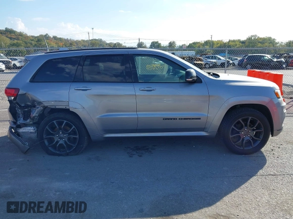 2020 Jeep Grand Cherokee Overland with VIN 1C4RJFCG8LC158475, listed as a IAAI auction lot 40665109 with 77,233 mi miles. Bid and sale history available at carsss.com. Image 13.