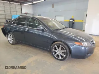 2005 Acura TSX with VIN JH4CL96925C015294, listed as a Copart auction lot 46706735 with 162,900 mi miles and Salvage Title. Bid and sale history available at carsss.com. Image 4.