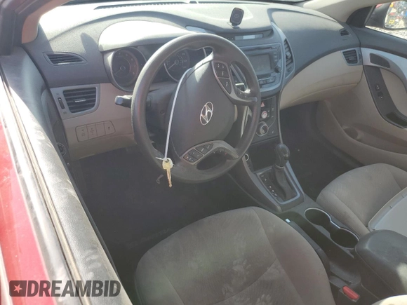 2014 Hyundai Elantra SE z VIN KMHDH4AE6EU145552, wystawiony jako Copart lot #56427085 z przebiegiem 74 753 mil mil oraz Szkoda całkowita • Salvage title. Historia ofert i sprzedaży dostępna na DreamBid. Obrazek 8.