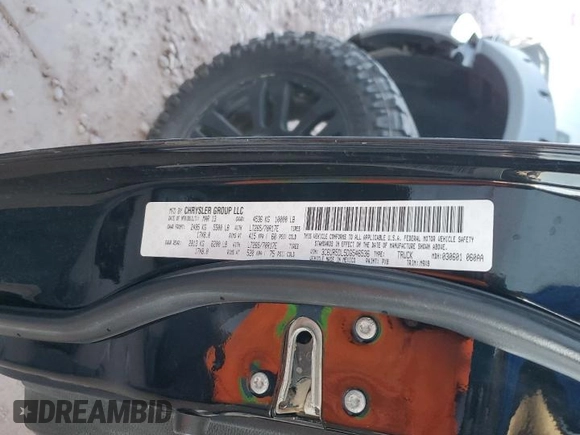 2013 Ram 2500 Big Horn with VIN 3C6UR5DL5DG546536, listed as a Copart auction lot 88974815 with 154,496 mi miles and Salvage title. Bid and sale history available at DreamBid. Image 12.