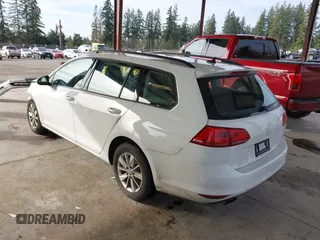 2016 Volkswagen Golf SportWagen TSI S with VIN 3VWC17AU0GM506212, listed as a IAAI auction lot 41681331 with 179,239 mi miles. Bid and sale history available at carsss.com. Image 3.