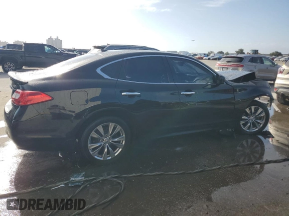 2013 Infiniti M37 with VIN JN1BY1AR3DM601389, listed as a Copart auction lot 79294144 with 127,969 mi miles and Salvage Title. Bid and sale history available at carsss.com. Image 3.