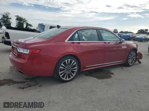 2020 Lincoln Continental Reserve with VIN 1LN6L9RPXL5606382, listed as a Copart auction lot 62996255 with 26,320 mi miles and Salvage title. Bid and sale history available at DreamBid. Image 3.