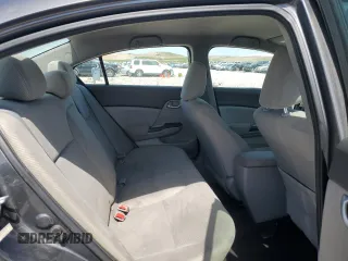 2012 Honda Civic LX with VIN 2HGFB2F57CH555578, listed as a Copart auction lot 52369765 with 196,032 mi miles and Salvage Title. Bid and sale history available at DreamBid. Image 10.