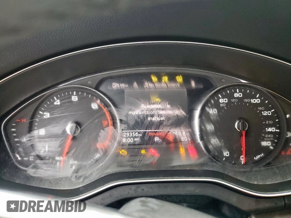 2023 Audi Q5 Premium with VIN WA1ABAFY8P2169578, listed as a Copart auction lot 55917595 with 29,356 mi miles and Salvage title. Bid and sale history available at DreamBid. Image 9.