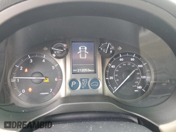 2012 Lexus GX 460 with VIN JTJBM7FX8C5037411, listed as a Copart auction lot 44648095 with 212,053 mi miles and Clean Title. Bid and sale history available at carsss.com. Image 9.
