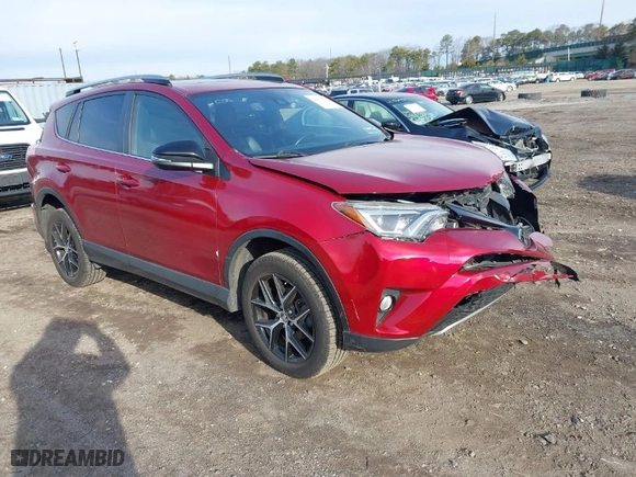 2018 Toyota RAV4 SE with VIN JTMJFREV7JD237235, listed as a IAAI auction lot 41870553 with 116,114 mi miles. Bid and sale history available at carsss.com. Image 1.