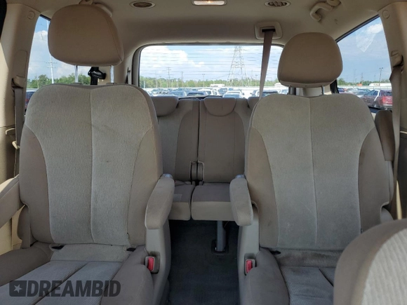 2012 Kia Sedona LX with VIN KNDMG4C75C6437393, listed as a Copart auction lot 72045874 with 163,501 mi miles and Non Repairable. Bid and sale history available at carsss.com. Image 10.