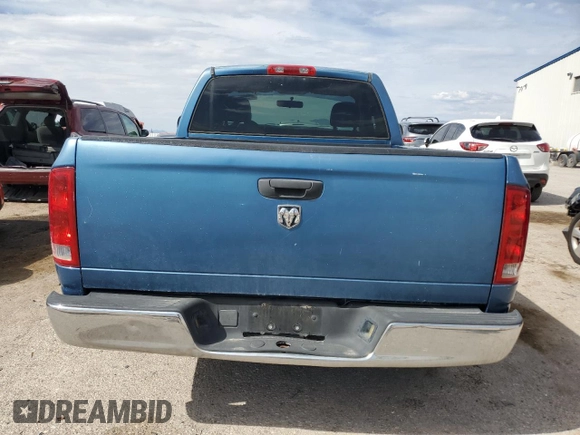 2005 Dodge 1500 SLT with VIN 1D7HA16N25J515422, listed as a Copart auction lot 50558225 with 105,919 mi miles and Salvage Title. Bid and sale history available at carsss.com. Image 6.