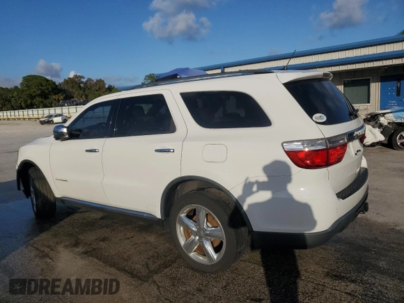 2013 Dodge Durango Citadel with VIN 1C4SDHET2DC670975, listed as a Copart auction lot 80535204 with 137,012 mi miles and Non Repairable. Bid and sale history available at carsss.com. Image 2.