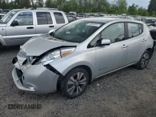 2013 Nissan LEAF SL with VIN 1N4AZ0CP1DC408021, listed as a Copart auction lot 58260915 with 111,310 mi miles and Salvage title. Bid and sale history available at DreamBid. Image 1.