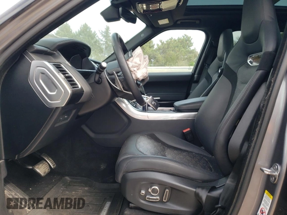 2022 Land Rover Range Rover Sport SVR z VIN SALWZ2RE3NA235996, wystawiony jako Copart lot #54360975 z przebiegiem 27 303 mil mil oraz Szkody całkowita. Historia ofert i sprzedaży dostępna na DreamBid. Obrazek 7.