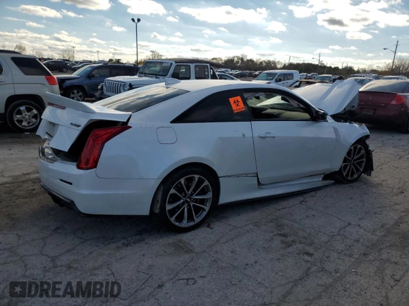 2018 Cadillac ATS-V z VIN 1G6AL1RY8J0162943, wystawiony jako Copart lot #79599824 z przebiegiem Nie podano mil oraz Szkody całkowita. Historia ofert i sprzedaży dostępna na DreamBid. Obrazek 3.