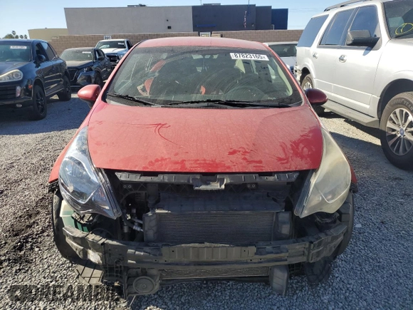 2013 Kia Rio LX with VIN KNADM4A38D6237793, listed as a Copart auction lot 87823165 with 160,349 mi miles and Salvage Title. Bid and sale history available at carsss.com. Image 5.