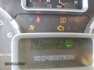 2007 Ford Expedition XLT with VIN 1FMFU15597LA48867, listed as a Copart auction lot 47852845 with 270,452 mi miles and Salvage title. Bid and sale history available at DreamBid. Image 9.