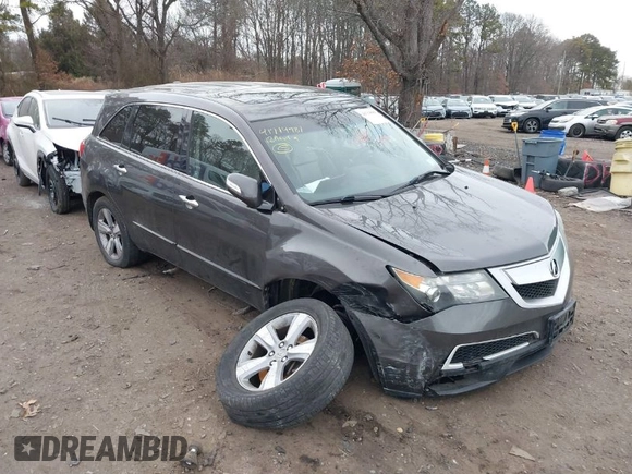 2012 Acura MDX Tech Pkg with VIN 2HNYD2H35CH520397, listed as a IAAI auction lot 41714981 with 100,566 mi miles. Bid and sale history available at carsss.com. Image 1.