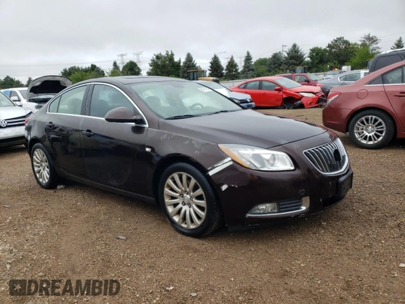 2011 Buick Regal CXL Turbo TO3 with VIN W04GX5GV9B1097859, listed as a Copart auction lot 65781954 with 97,246 mi miles and Salvage Title. Bid and sale history available at carsss.com. Image 4.