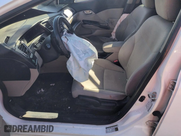 2015 Honda Civic Sedan LX with VIN 2HGFB2E50FH501769, listed as a Copart auction lot 42050625 with 0 mi miles and Salvage Title. Bid and sale history available at carsss.com. Image 7.