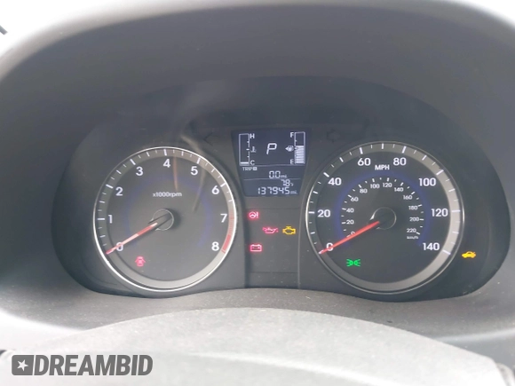 2016 Hyundai Accent SE with VIN KMHCT4AE6GU017082, listed as a IAAI auction lot 41915788 with 137,945 mi miles and . Bid and sale history available at carsss.com. Image 7.