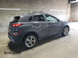 2023 Hyundai Kona SEL with VIN KM8K3CAB1PU983870, listed as a Copart auction lot 54140665 with 9,518 mi miles and Salvage Title. Bid and sale history available at DreamBid. Image 3.