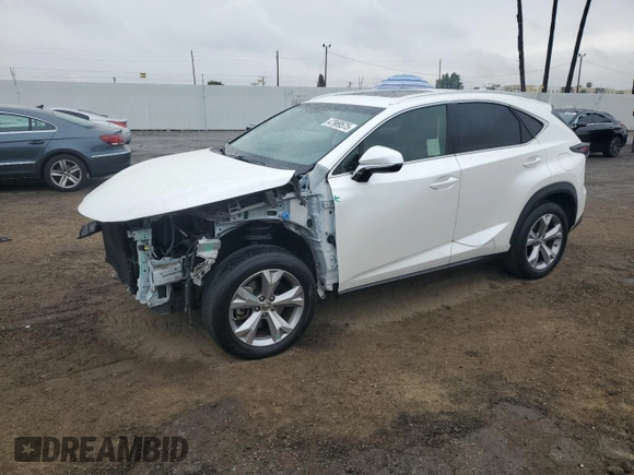 2017 Lexus NX with VIN JTJYARBZ4H2052244, listed as a Copart auction lot 47969575 with 58,228 mi miles and Salvage Title. Bid and sale history available at carsss.com. Image 1.