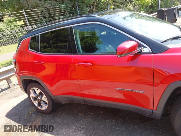 2021 Jeep Compass Limited with VIN 3C4NJDCB3MT599685, listed as a IAAI auction lot 42435075 with 58,426 mi miles and . Bid and sale history available at DreamBid. Image 14.
