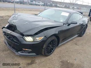 2016 Ford Mustang EcoBoost with VIN 1FA6P8TH2G5206705, listed as a IAAI auction lot 41683550 with 108,006 mi miles. Bid and sale history available at carsss.com. Image 2.