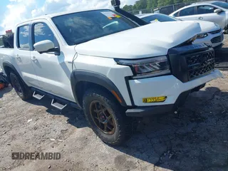 2022 Nissan Frontier SV with VIN 1N6ED1EK6NN671965, listed as a IAAI auction lot 42212742 with 37,127 mi miles and . Bid and sale history available at DreamBid. Image 1.