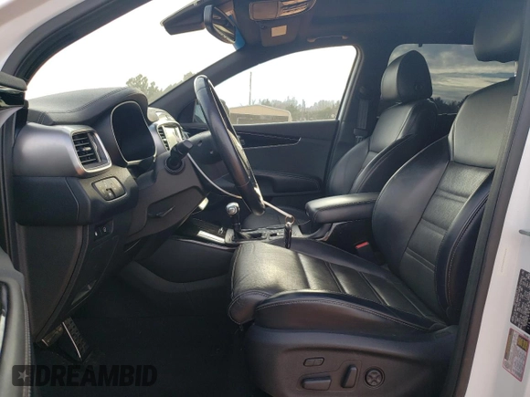 2019 Kia Sorento SX V6 with VIN 5XYPKDA50KG513353, listed as a Copart auction lot 86438044 with 53,397 mi miles and Salvage Title. Bid and sale history available at carsss.com. Image 7.