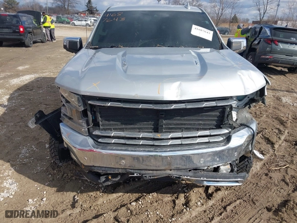 2019 Chevrolet Silverado 1500 LTZ with VIN 1GCUYGELXKZ154980, listed as a IAAI auction lot 41687643 with 139,023 mi miles. Bid and sale history available at carsss.com. Image 20.