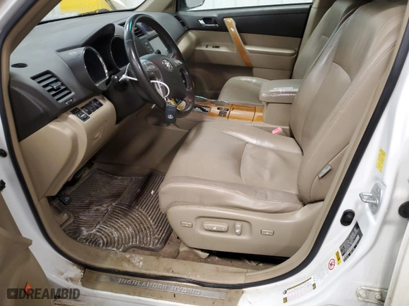 2010 Toyota Highlander Hybrid Limited w/3rd Row with VIN JTEJW3EH8A2041111, listed as a Copart auction lot 47723195 with 231,080 mi miles and Salvage Title. Bid and sale history available at carsss.com. Image 7.