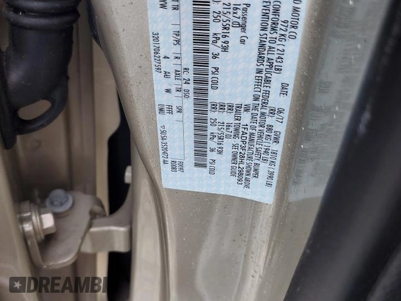 2017 Ford Focus SE с VIN 1FADP3F28HL298093, выставлен на аукционе Copart как лот 64843115 с пробегом 118 866 миль миль и Чистый • Clean title. История ставок и продаж доступна на DreamBid. Изображение 12.
