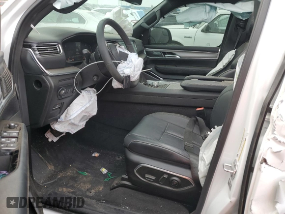 2024 Jeep Wagoneer Series II Carbide with VIN 1C4SJVBP4RS127459, listed as a Copart auction lot 53130095 with 35,064 mi miles and Salvage title. Bid and sale history available at DreamBid. Image 7.
