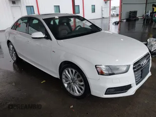 2014 Audi A4 Premium z VIN WAUAFAFLXEA018711, wystawiony jako IAAI lot #41901765 z przebiegiem 112 570 mil mil oraz . Historia ofert i sprzedaży dostępna na DreamBid. Obrazek 1.