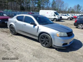 2014 Dodge Avenger SE with VIN 1C3CDZAG9EN222245, listed as a IAAI auction lot 41624596 with NaN miles. Bid and sale history available at carsss.com. Image 1.