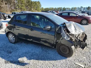 2014 Toyota Yaris L with VIN VNKKTUD30EA000925, listed as a Copart auction lot 87926445 with 0 mi miles and Salvage Title. Bid and sale history available at carsss.com. Image 4.