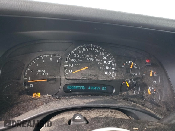 2005 Chevrolet Suburban Z71 with VIN 3GNFK16ZX5G166830, listed as a Copart auction lot 62769755 with 430,459 mi miles and Salvage title. Bid and sale history available at DreamBid. Image 9.