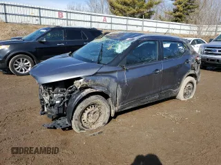 2019 Nissan Kicks S with VIN 3N1CP5CU8KL557901, listed as a Copart auction lot 49893755 with 57,168 mi miles and Clean Title. Bid and sale history available at carsss.com. Image 1.