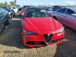 2022 Alfa Romeo Giulia Ti with VIN ZARFAMBN2N7660407, listed as a Copart auction lot 75082394 with 20,260 mi miles and Non Repairable. Bid and sale history available at carsss.com. Image 5.