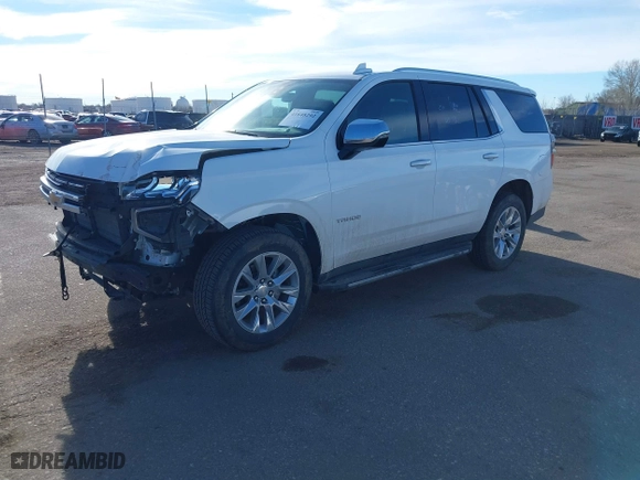 2023 Chevrolet Tahoe Premier with VIN 1GNSKSKDXPR294972, listed as a IAAI auction lot 41648292 with 50,561 mi miles. Bid and sale history available at carsss.com. Image 18.