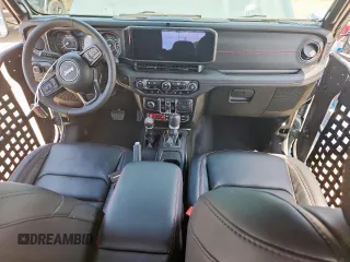 2024 Jeep Wrangler Rubicon X with VIN 1C4RJXFGXRW247781, listed as a Copart auction lot 64393745 with 2,661 mi miles and Salvage title. Bid and sale history available at DreamBid. Image 8.