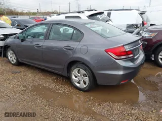 2014 Honda Civic Sedan LX with VIN 19XFB2F50EE024591, listed as a IAAI auction lot 41909219 with 118,233 mi miles. Bid and sale history available at carsss.com. Image 3.