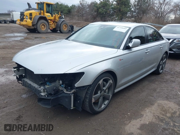 2015 Audi A6 3.0T Prestige with VIN WAUHGAFC5FN026947, listed as a IAAI auction lot 41718442 with 110,410 mi miles. Bid and sale history available at carsss.com. Image 17.
