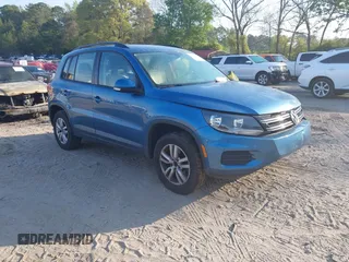 2017 Volkswagen Tiguan S with VIN WVGAV7AX6HK004785, listed as a IAAI auction lot 42071989 with 94,029 mi miles and . Bid and sale history available at DreamBid. Image 1.