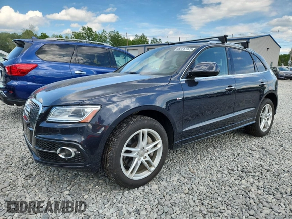 2016 Audi Q5 Premium Plus with VIN WA1D7AFP2GA114197, listed as a Copart auction lot 62717375 with 79,510 mi miles and Salvage title. Bid and sale history available at DreamBid. Image 1.